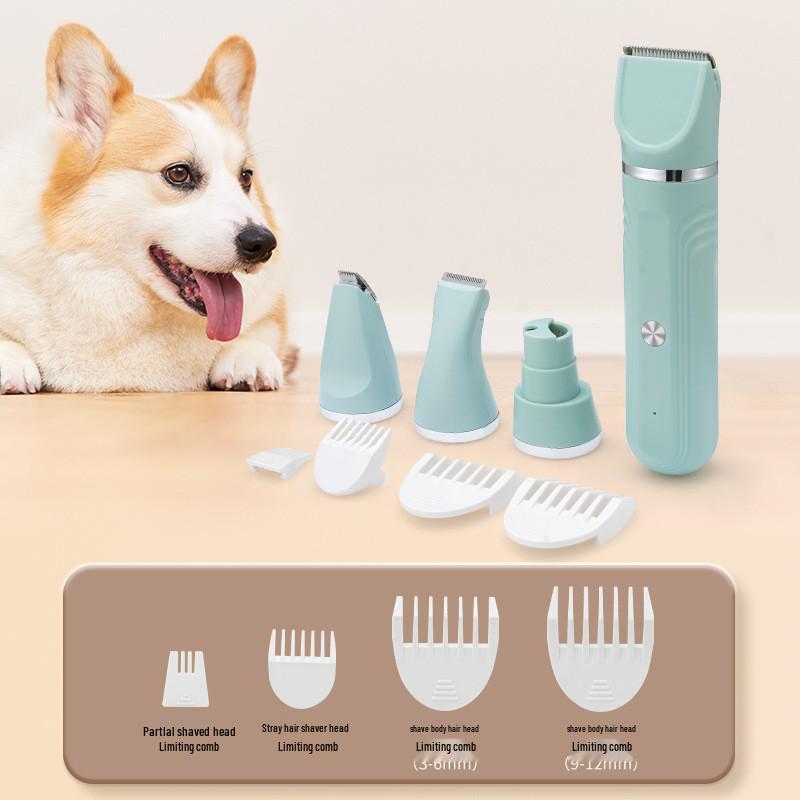 Pet Electric 4-in-1 Hair Clipper: Cat Paw, Dog & Pet Trimmer