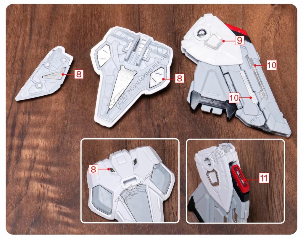 TAS High-Quality Metal Parts for HG, RG, EG, MG, MGSD, and PG Robots, Detail-Up Modifications (for MGSD Freedom Gundam)