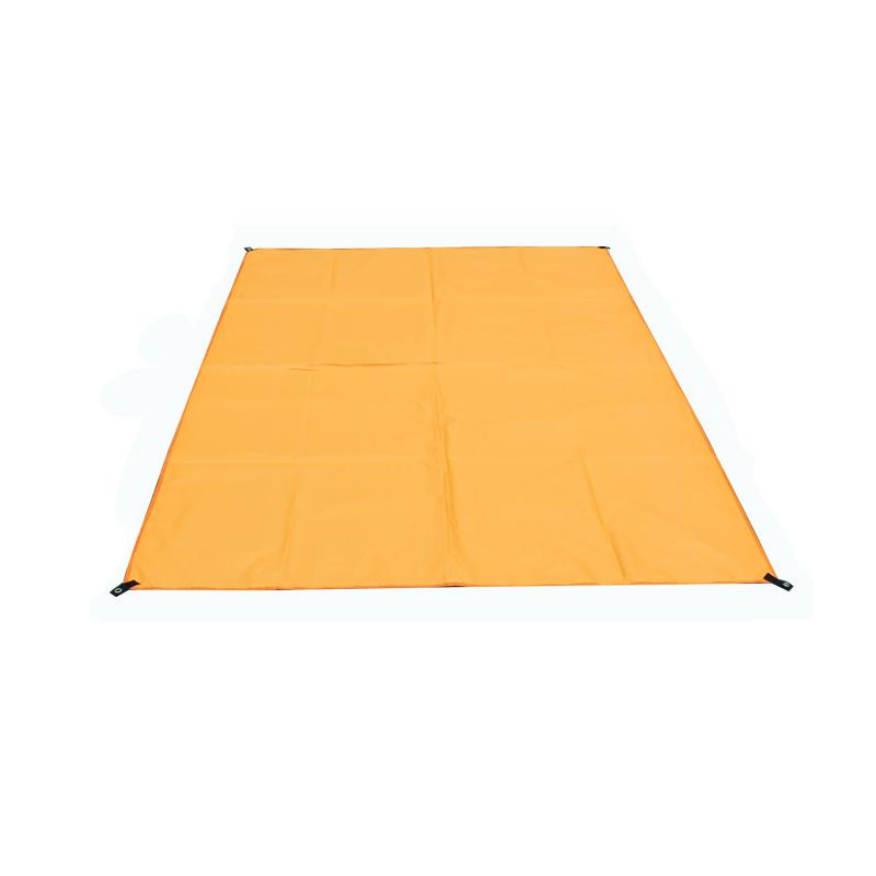 Silver Coating 300x290CM Customized Ultra-light Outdoor Oxford Portable Waterproof Recycled Picnic Mat 300*290CM оранжевый