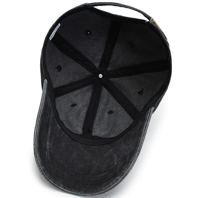 Bare Board Washed Baseball Cap Outdoor Naked Travel Sunshade Hat Women's Tide Hat