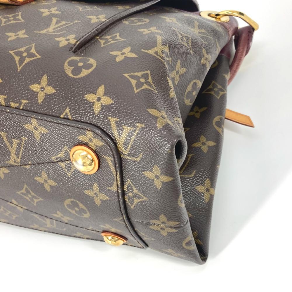 Louis Vuitton M40579 Monogram Oramp Tote Bag Flap Shoulder Bag Brown/purple
