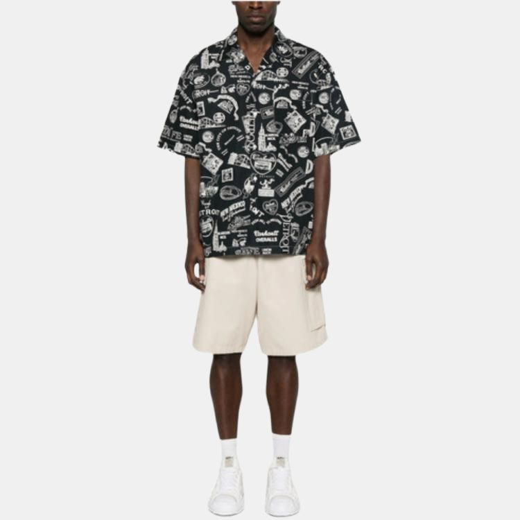 Carhartt WIP SS25 S/S State Souvenir Shirt Loose Comfortable Simple Casual Short Sleeve Shirt Men shirts I034550-2UL-XX