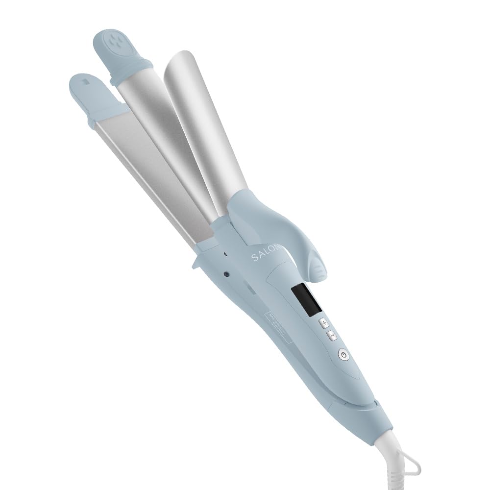 

2023 SALONIA 2WAY Hair Iron 32mm Straight Curl Iron [Ограниченная коллекция осень/зима] [Симфонический синий] SL-002ASB