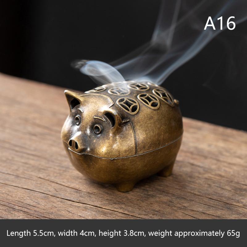 Brass Incense Burner,Metal Aromatherapy Holder,Unscented,Ideal For Yoga Meditation,Bedroom Ambiance,Home Decor