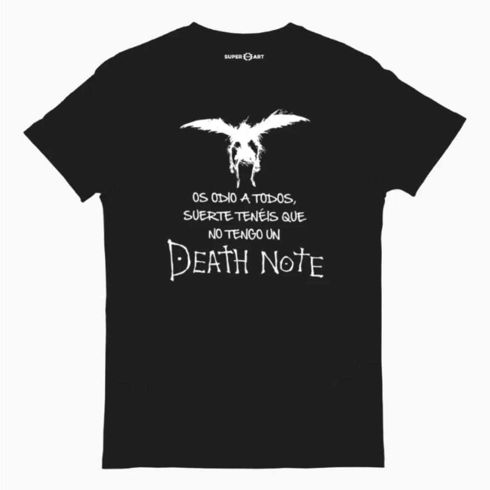 Harajuku Vintage Anime Death Note T-Shirts Oversize Cotton Fashion Streetwear Unisex Hip Hop Top Tee Women Y2K Clothes