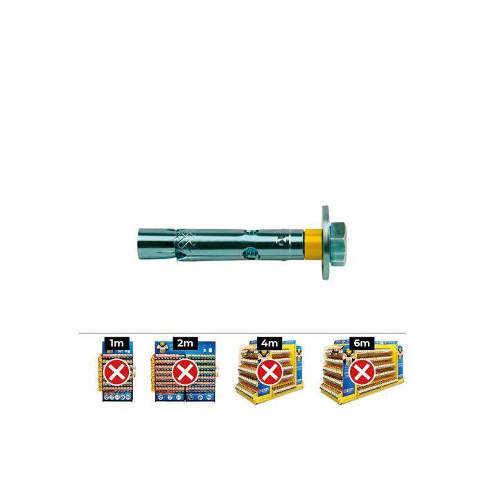 Boite De 50pcs Vis Dt14-c M 10 X 70 Zinqué - Celo