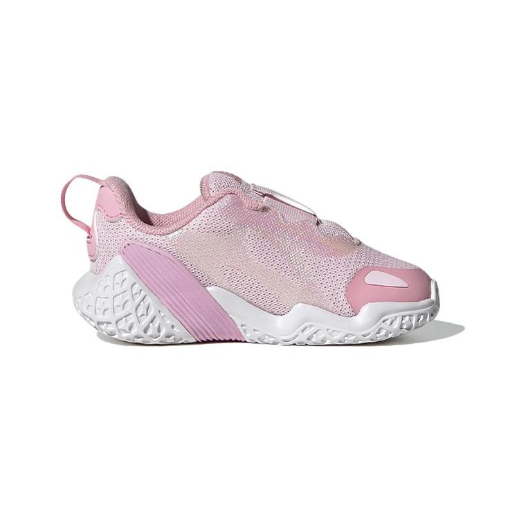 New Adidas 4Uture Anti Slip Wear Resistant Low Top Running Shoes Pink Infant And Toddler GW2880
