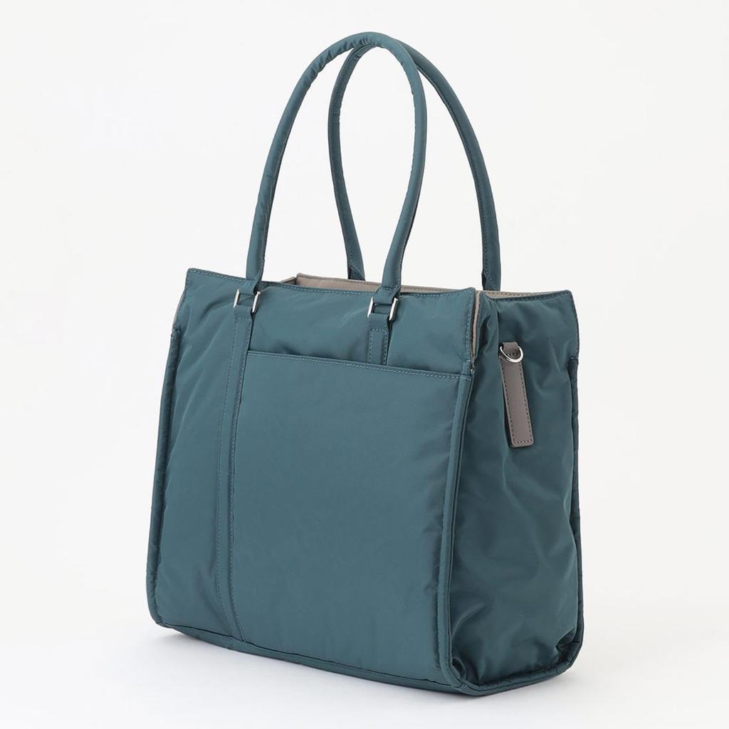 Isaac Twill Nylon Square Tote, Medium, 2004802, Blue (60)
