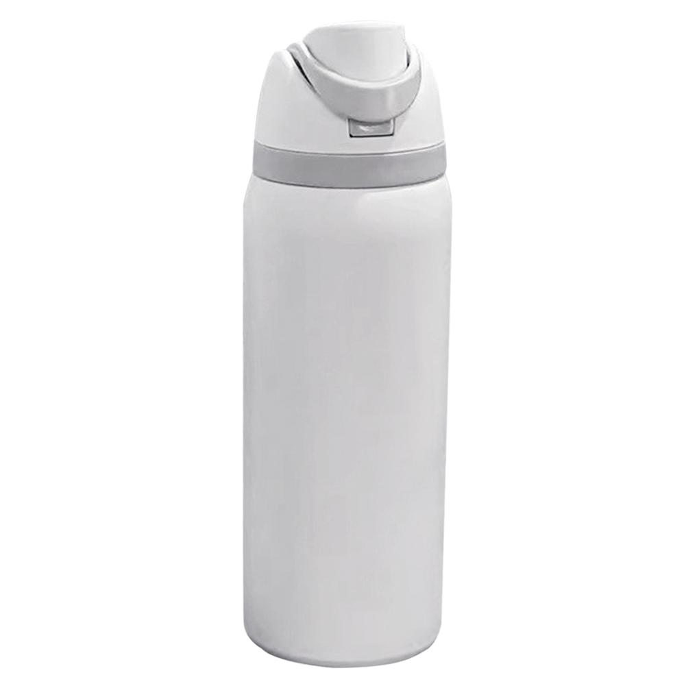 New Thermos Cup 24oz 32oz Insulated Cup Stainless Steel Space Kettle Water Bottle with Straw Vacuum Flasks for Car Outdoor Sport