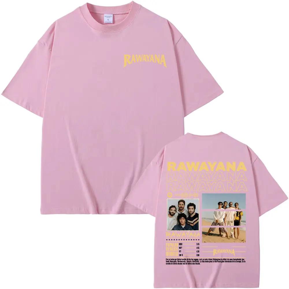 Band Rawayana Trae Las Cornetas Cover T-shirt Men's Clothing Harajuku Hip Hop Punk T Shirts Casual O-Neck Cotton T Shirt