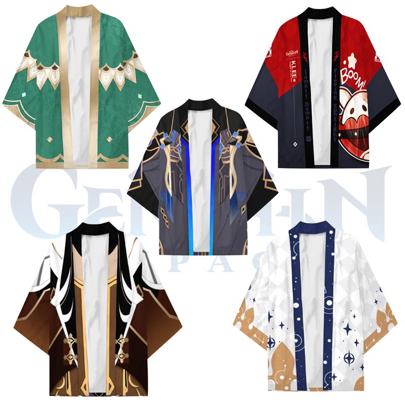 Genshin Cosplay Impact Costume Coat Cloak Tops And Swimwear Clothes Summer