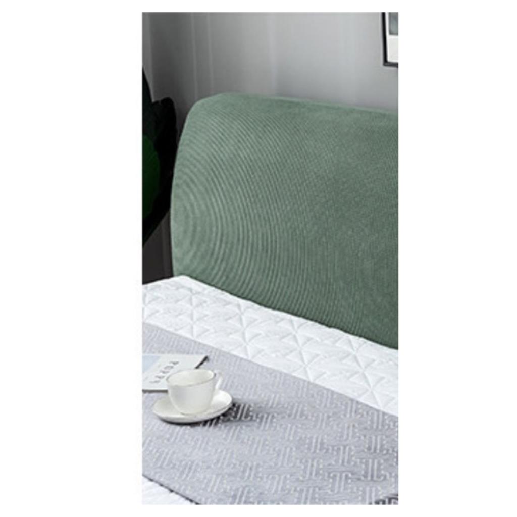 Housse de Tête de Lit Style Européen Tout Inclus Douce Extensible Anti-Poussière Épaissie Tête de Lit