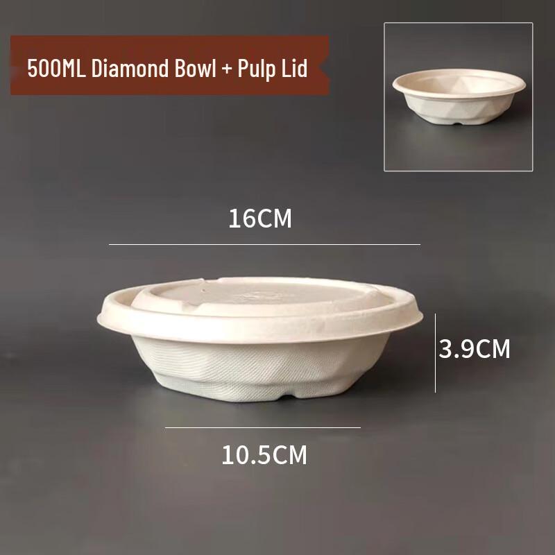 Disposable Paper Shaved Ice Bowl with Lid