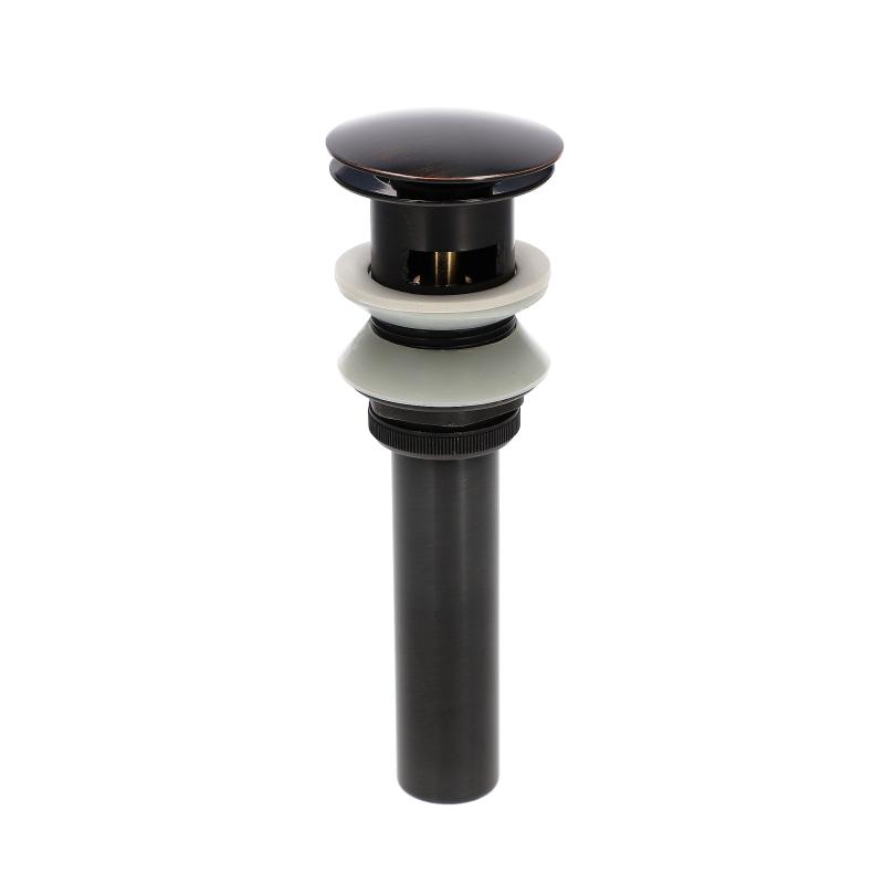 Washbasin Stopper with Overflow Black SIMPLY RETRO 2 21