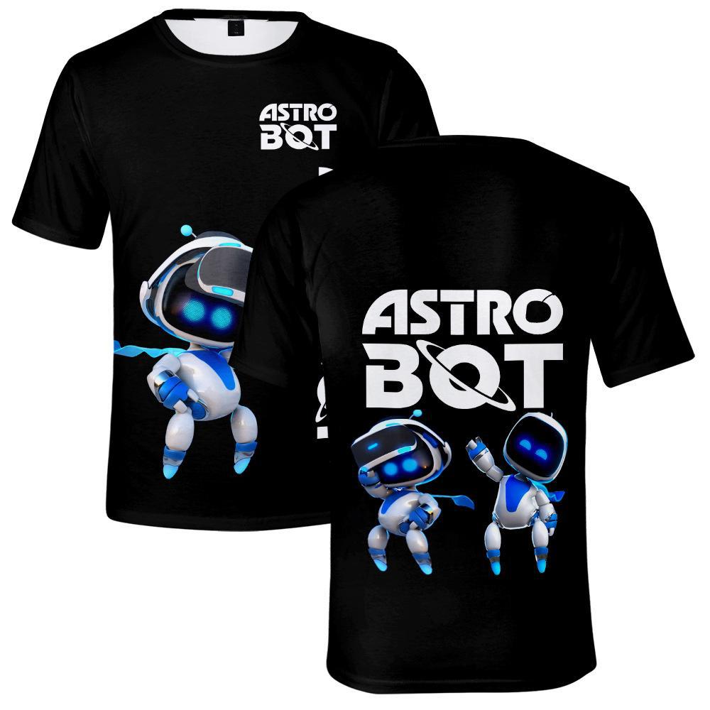 Adult cartoon trendy printed personalized casual T-shirt men