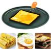 Kwadratowy pierścień do smażenia jajek - 2 szt. 4-calowe pierścienie do gotowania jajek i naleśników, nieprzywierający ze stali nierdzewnej do omletów na patelnię, kanapki śniadaniowe, babeczki
