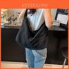 Canvas Bag For Women Large Capacity Casual With Zipper Pockets For Daily Use