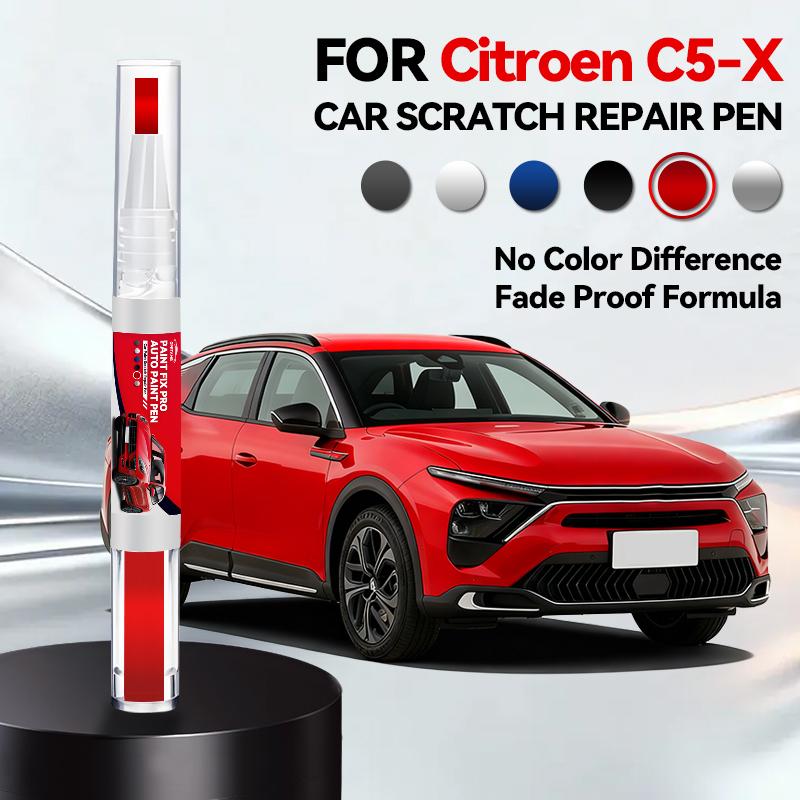 

For Citroen C5 X Car Paint Repair Pen Touch Up Scratch Remover DIY Auto Accessories Blue KQL Green EKL EVL Silver KCA White KWE червоний