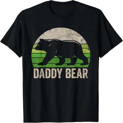 Daddy Bear Shirt Dad Bear T Shirt Men Fathers Day Daddy Bear T-Shirt