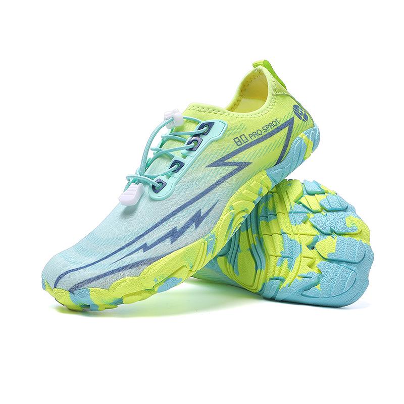 Barefoot Five-Finger Yoga & Sports Shoes - Men's & Women's Non-Slip Breathable Athletic Footwear for Jump Rope & Trekking.