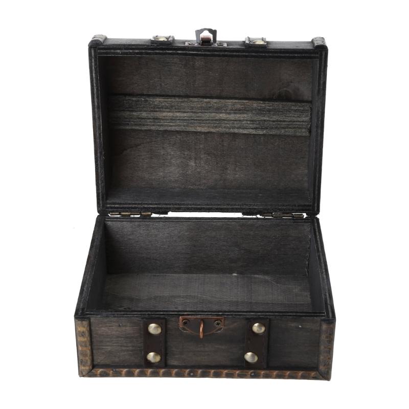 Vintage Storage Box Vintage Wooden Storage Box Antique Style Jewelry Organizer Jewerly Box Trinket Box Decorative Box