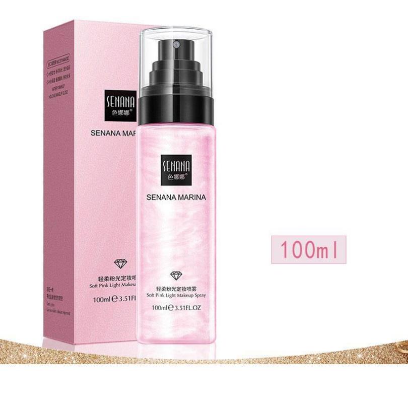 SENANA Treibsand-Fixierspray, Ölkontrolle, feuchtigkeitsspendend, langanhaltendes Make-up-Fixierspray, schnelle Make-up-Fixier-Feuchtigkeitscreme