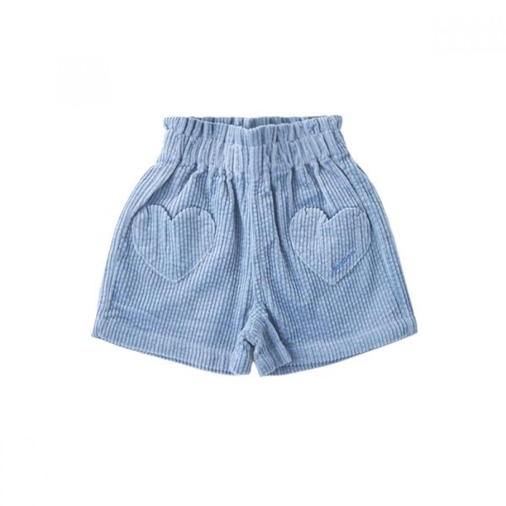 Bonton Heart Pocket Velvet Shorts 76a7t 413 02