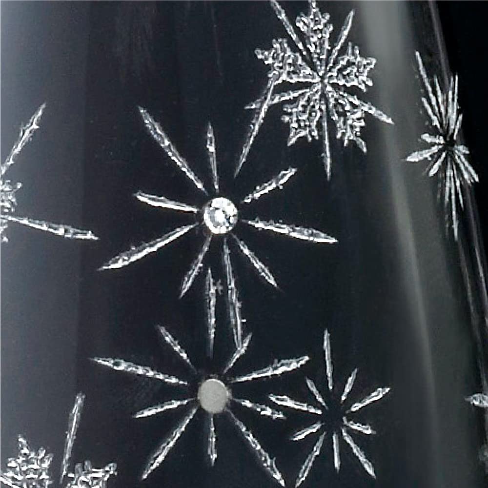 NARUMI Glassworks Snow & Star Pair Glasses, 250cc, Set of 2, GW4065-42182A, Clear