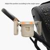 Rutschfester Baby-Kinderwagen-Getränkehalter Verstellbar Einfach zu Montieren Kinder-Getränkehalter Drehbarer Handyhalter