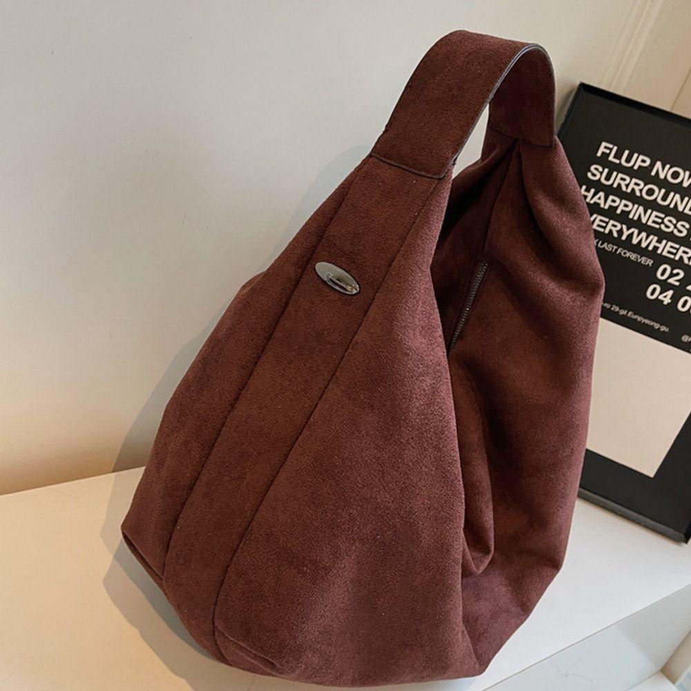 Handbag Hobo Bag Solid Color Ladies Crescent Bag Waterproof Tote Bag  Holiday