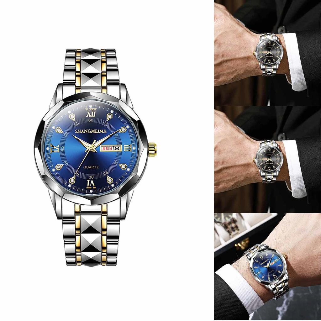 Men's Waterproof Luminous Running Alarm Clock Watch