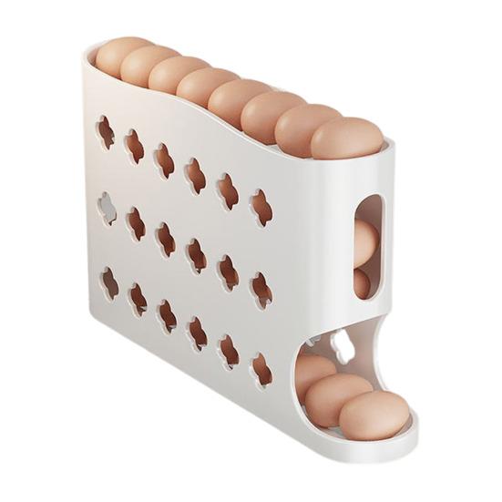 

1/2 шт. Ящик для хранения яиц с защитными перилами, дизайн с глубокими канавками, большая емкость, авто 1pc белый