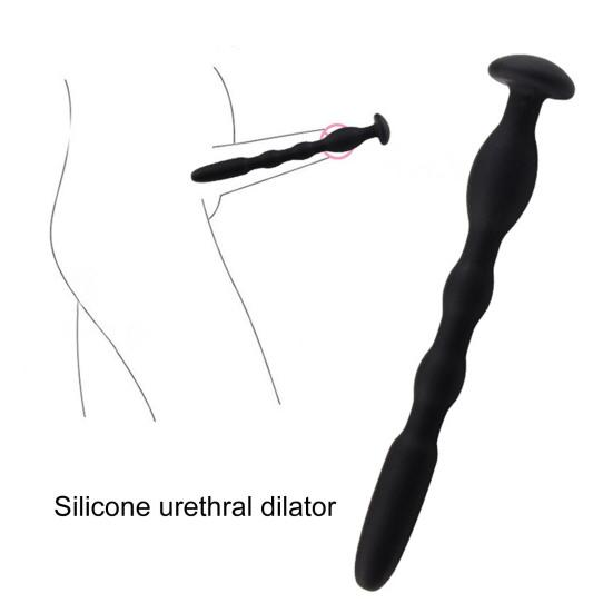 Penis Catheter Smooth Surface Round Head Flexible Urethral Sounding Rod Adult Sex Toy Silicone Horse Eye Penis Plug Stimulator Male Masturbation