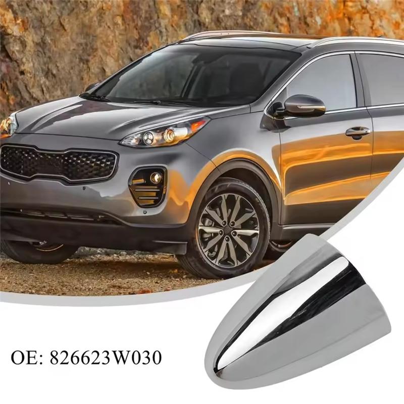 

82662-3W030 2Pcs Exterior Right Side Door Handle Cover Cap Fit For Kia Sportage 3.3L DOHC V6 2016 Chrome Style ABS