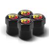 4Pcs Car Wheel Tire Valve Caps Air Stem Lavida Rline Tyre Plug for Abarth Punto 500x Stilo Ducato Palio Bravo Doblo Fiat Accessories