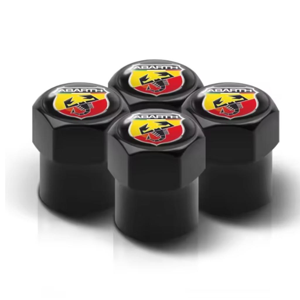 4Pcs Car Wheel Tire Valve Caps Air Stem Lavida Rline Tyre Plug for Abarth Punto 500x Stilo Ducato Palio Bravo Doblo Fiat Accessories