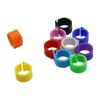100Pcs 10 Colors Birds Feet Rings Inner Diameter 8mm Width 7mm Plastic Clip Ring Pigeon Dove Quail Foot Ring Farm Animal Carrier