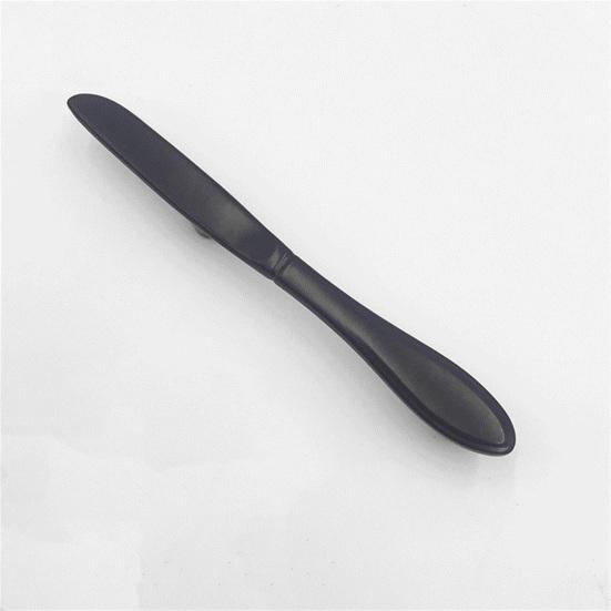 1 set maniglia per mobile forma creativa in lega di zinco antiruggine stile modellazione cucchiaio maniglia per guardaroba casa