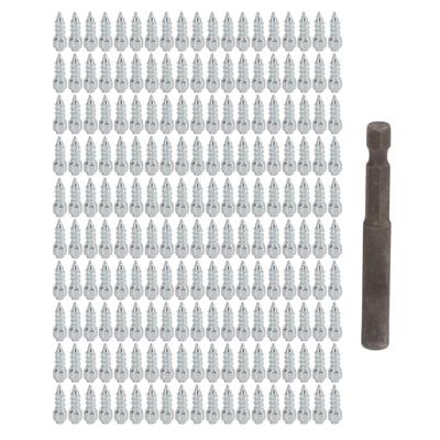 200PCS 4x12mm Snow Screw Tire Studs Anti Skid Falling Spikes with Drill Sleeve for Bicycle