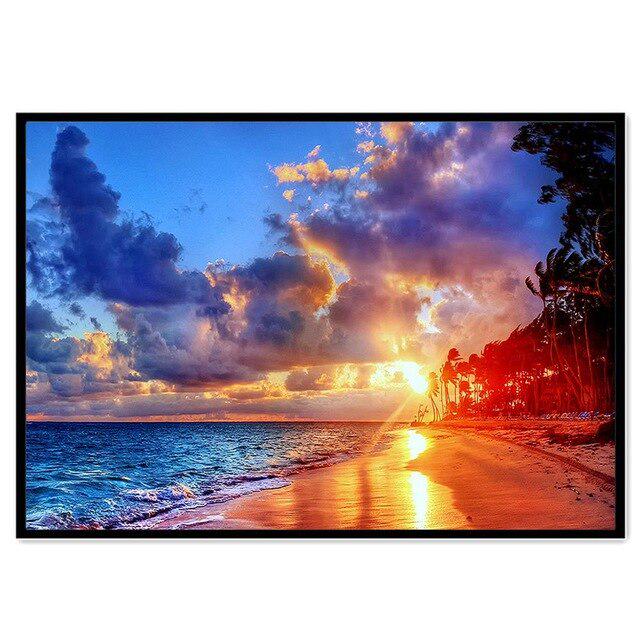 Malowanie diamentami Gwiaździste niebo Inkrustowane lasy Domek Haft krzyżykowy Malowane kwiaty z kamieni szlachetnych