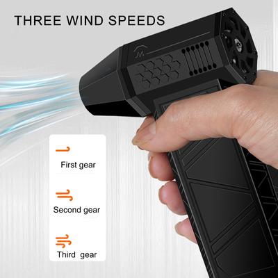 Ventilador portátil de chorro turbo para eliminar el polvo de mano Ventilador turbo de alta velocidad Motor sin escobillas Ventilador inalámbrico para eliminar el polvo
