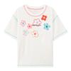 ZuoXi Girl's Polka Dot Letter Short Sleeve T-shirt
