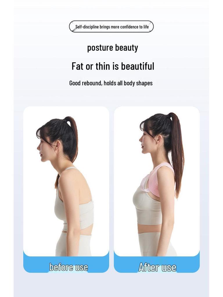 Open-Back Shoulder Training and Correction Strap for Bench Press and Chest Expansion