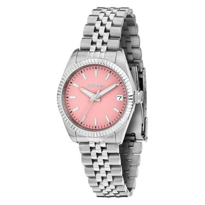 240 Stainless Steel Pink Dial Quartz R3253240516 Women's Watch