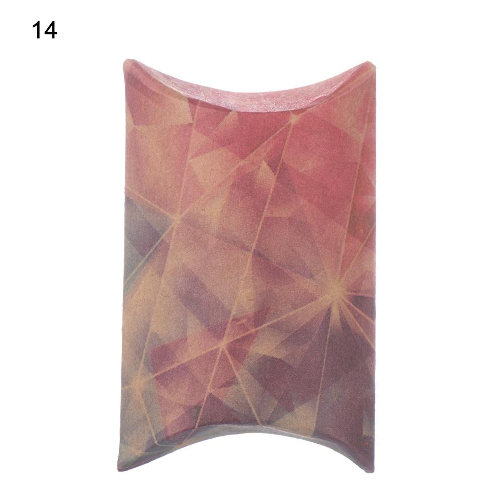 10PCS Mini Kraft Paper Candy Box Present Pouch Gifts Packaging Bag Pillow Shape Boxes Birthday Wedding Decoration Party Supplies