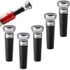 5pcs Reusable Vacuum Bottle Stopper Leak-Free Bottle Cap Wine Preservation Plug  Club