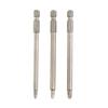 3pcs 100mm Electric Driver Bits Magnetic Square Head Electric Screwdriver Head Screw Driver Bits For Repair Hand Tool SQ1-SQ3