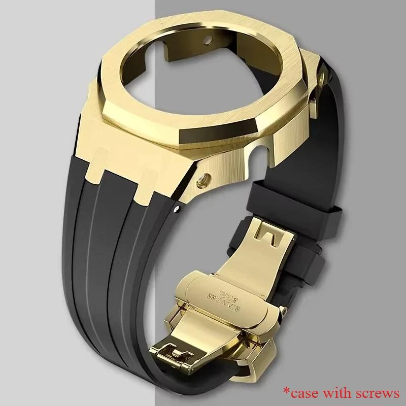 Gen4 Metal Case Bezel Frame GA2100 GAB2100 Casioak Mod Kit Modification Frame For GA2110 Metal Rubber Strap Accessory Wholesale