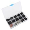 522Pcs RC Screw Kit Multiple Sizes High Hardness Clear Thread Screws Assortment Set with Storage