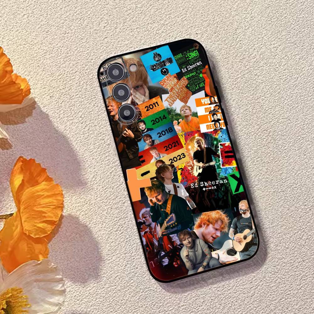 

Ed Sheeran Hot Singer Phone Case Black Silicone Soft For Samsung Galaxy A73,A72,A71,A70,A53,A52,A51 Samsung a70